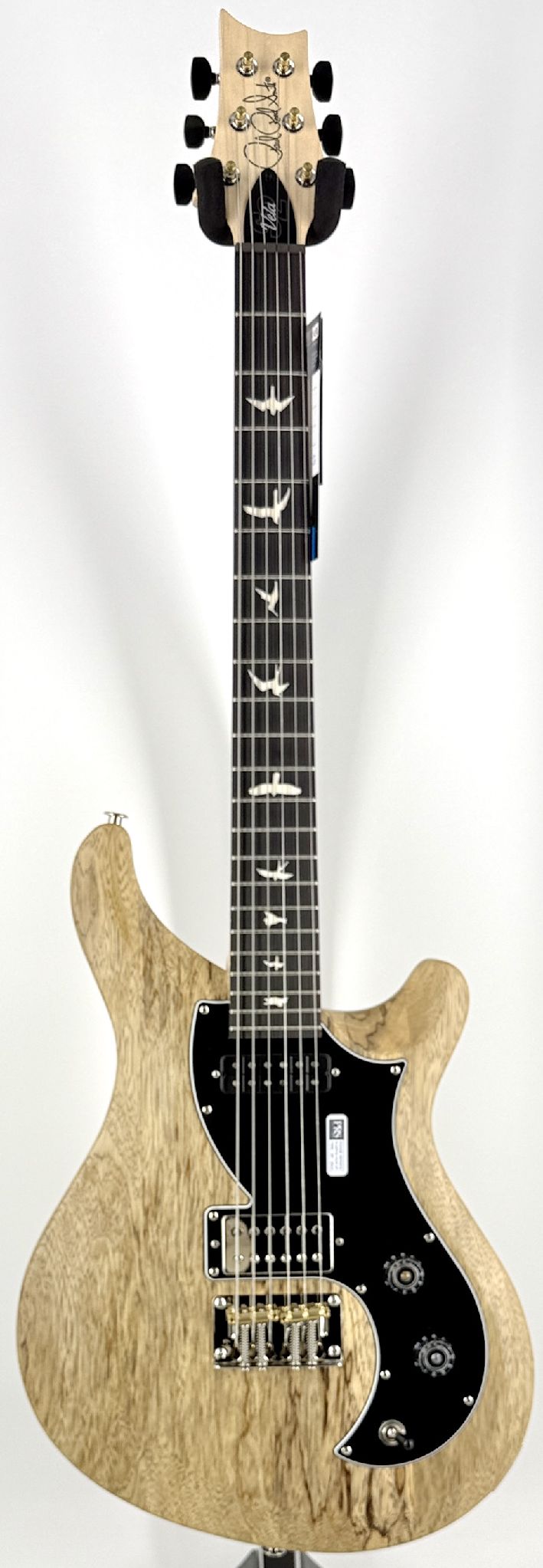 Paul Reed Smith PRS S2 Vela Black Limba Limited Edition Guitar - Natural Ser#:s2088975 - Image 3