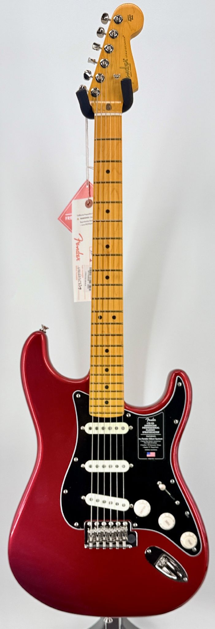 Fender American Professional LTD Edition Silent System Stratocaster Maple Fretboard -Candy Apple Red Ser#: US26035339 - Image 3