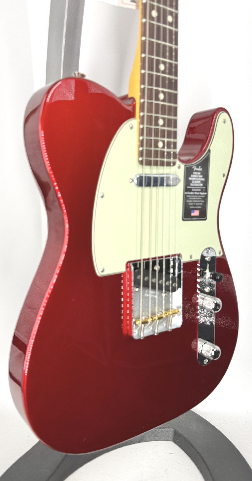 Fender Amer Pro LTD SilentSysTele Rosewood - Candy Apple Red Ser#:US26078306 - Image 4