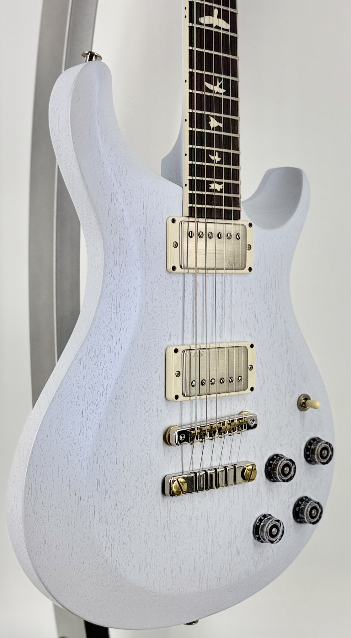 Paul Reed Smith PRS S2 McCarty 594 Thinline Standard Pearl White with Gigbag Ser#: S2084905 - Image 4