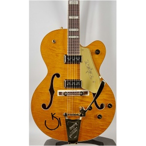 Gretsch G6120T-55 Vintage Select Edition '55 Chet Atkins Hollow Body with Bigsby - Vintage Orange Ser#: JT26051253