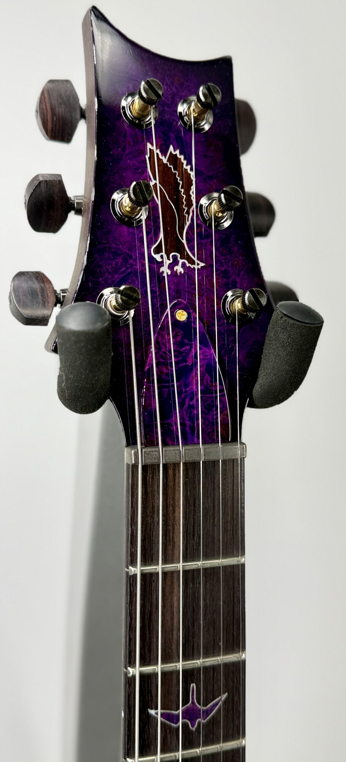 PRS Private Stock DGT, Maple Burl-Top, East Indian Rosewood Fretboard Purple Glow Ser# 12346 - Image 17