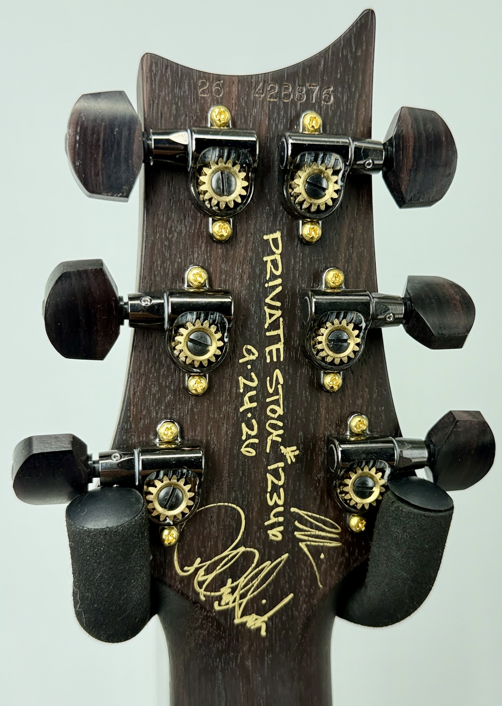PRS Private Stock DGT, Maple Burl-Top, East Indian Rosewood Fretboard Purple Glow Ser# 12346 - Image 18