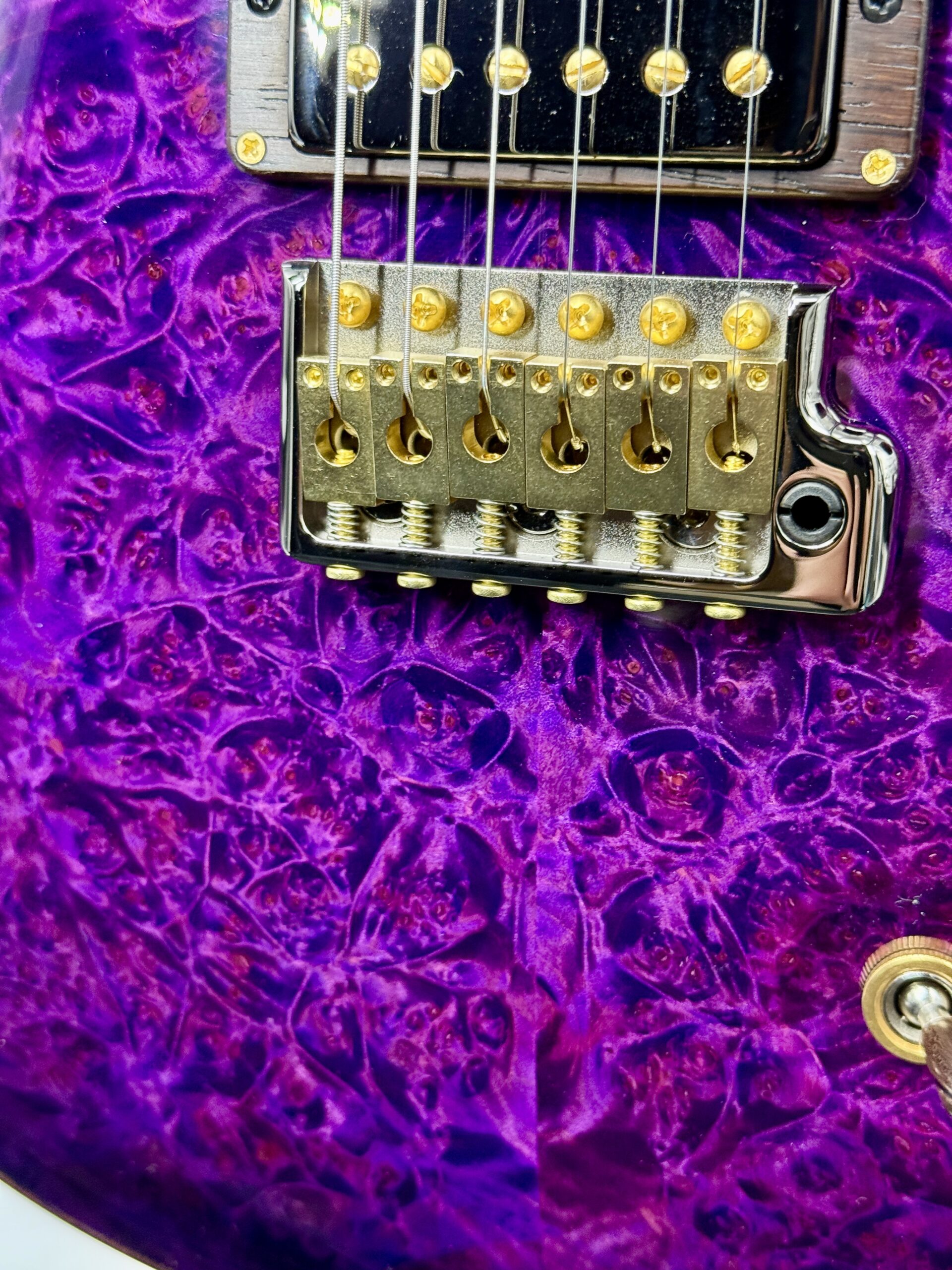 PRS Private Stock DGT, Maple Burl-Top, East Indian Rosewood Fretboard Purple Glow Ser# 12346 - Image 26