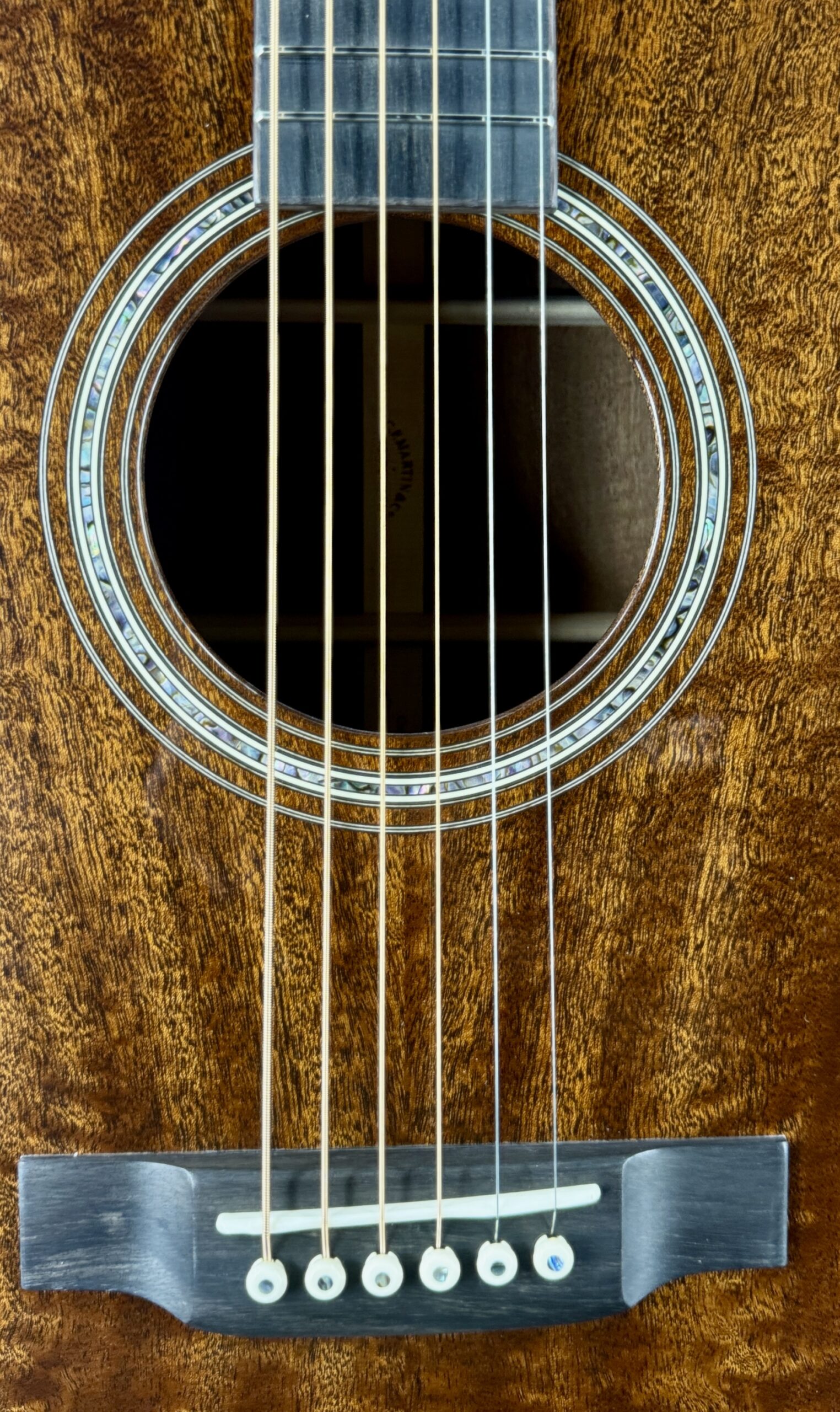 Martin Custom Shop Limited Edition (NAMM 2026) Quilt Sapele Acoustic Guitar w/case Ser#: 3058493 - Image 14