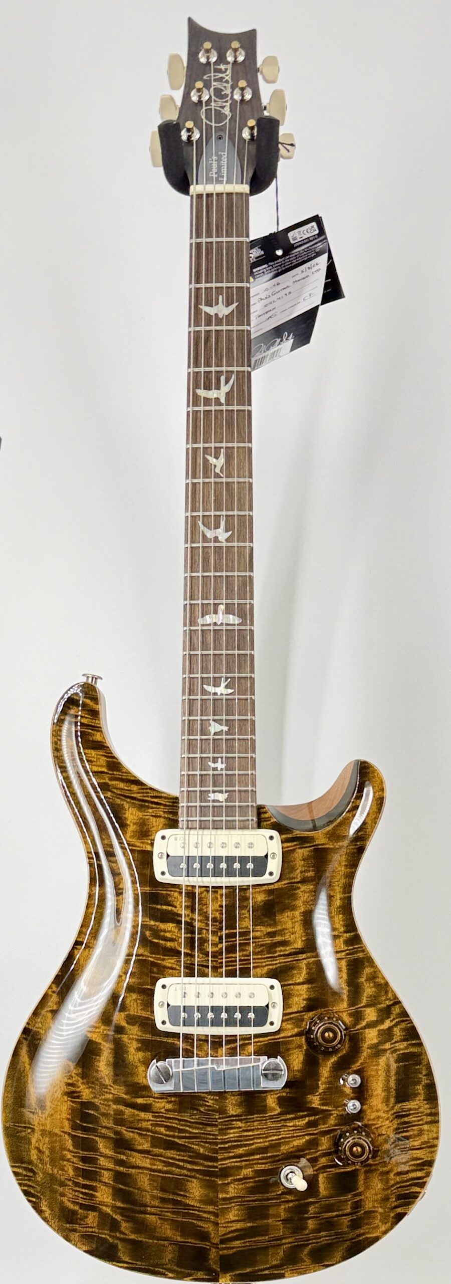 PRS Paul's Limited Guitar Mango-Ziricote / Awabi Birds Tiger Eye Ser:# 0424195 - Image 3