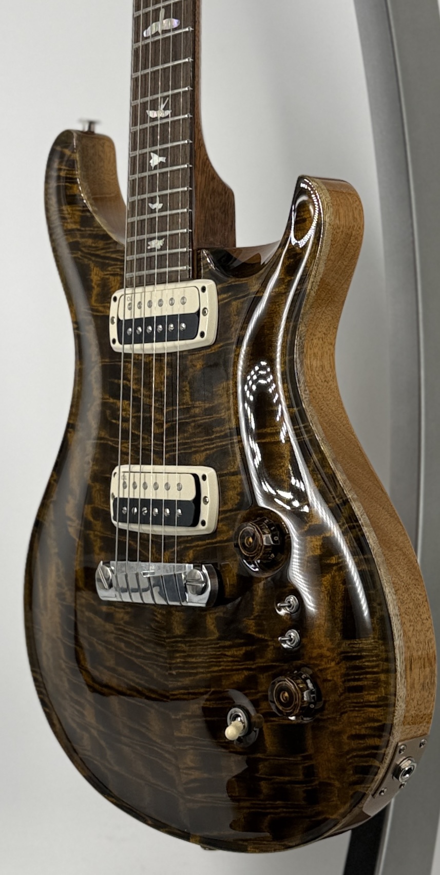 PRS Paul's Limited Guitar Mango-Ziricote / Awabi Birds Tiger Eye Ser:# 0424195 - Image 5
