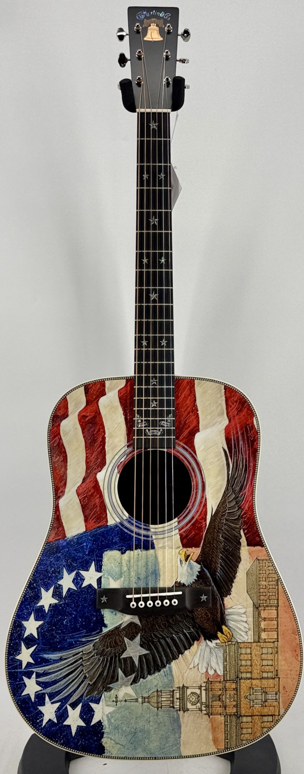 Martin HD28 SEMI QUINCENTENNIAL Acoustic Sitka Spruce, Ebony Ser#: 3062045 - Image 3
