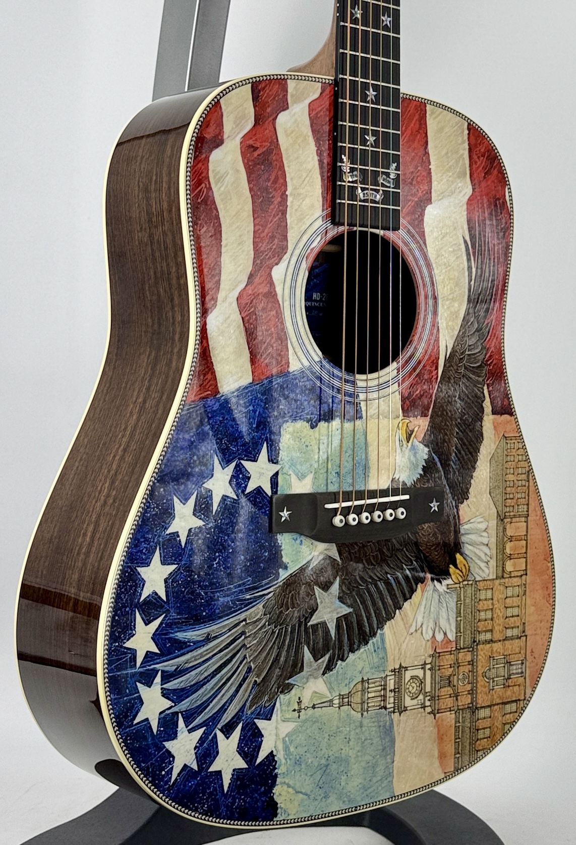 Martin HD28 SEMI QUINCENTENNIAL Acoustic Sitka Spruce, Ebony Ser#: 3062045 - Image 4