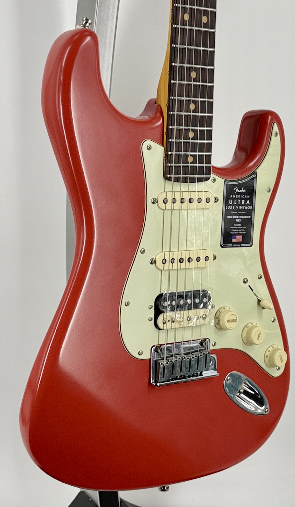 Fender American Ultra Luxe Vintage 60's Strat -Alder , Rosewood-Fiesta Red Ser#: US26004105 - Image 4