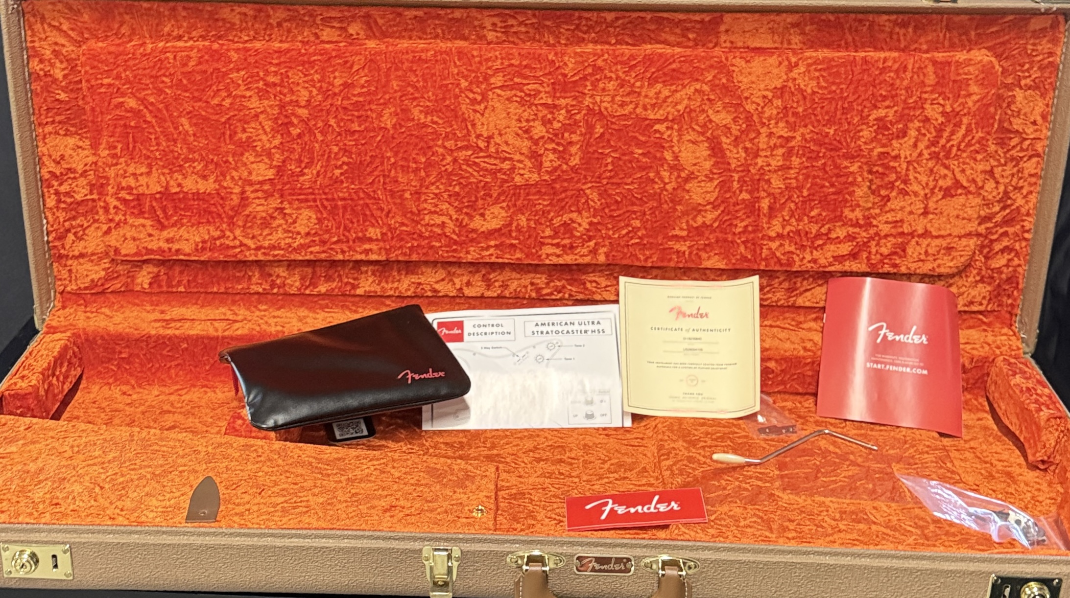 Fender American Ultra Luxe Vintage 60's Strat -Alder , Rosewood-Fiesta Red Ser#: US26004105 - Image 11