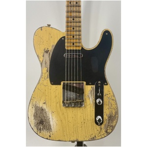 Fender USA CustomShop Tele Maple Neck, Aged Nocaster Blonde Relic'd 50s Ser:#9231016757