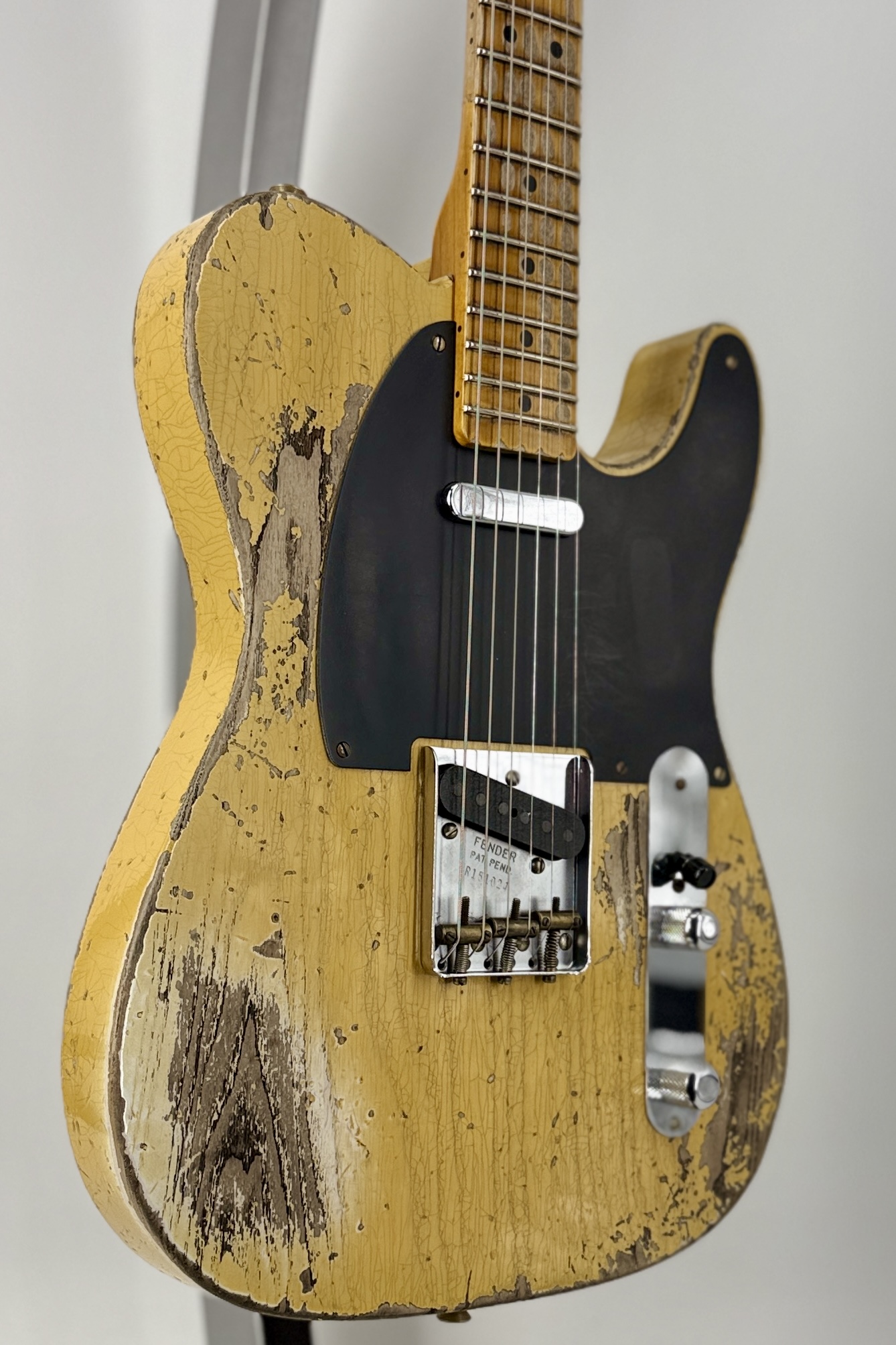 Fender USA CustomShop Tele Maple Neck, Aged Nocaster Blonde Relic'd 50s Ser:#9231016757 - Image 4