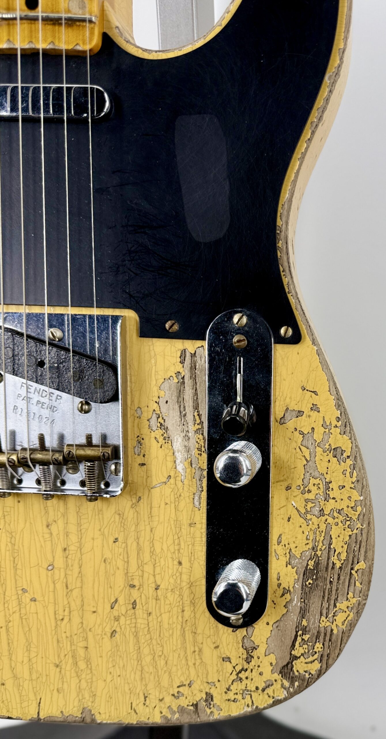 Fender USA CustomShop Tele Maple Neck, Aged Nocaster Blonde Relic'd 50s Ser:#9231016757 - Image 12
