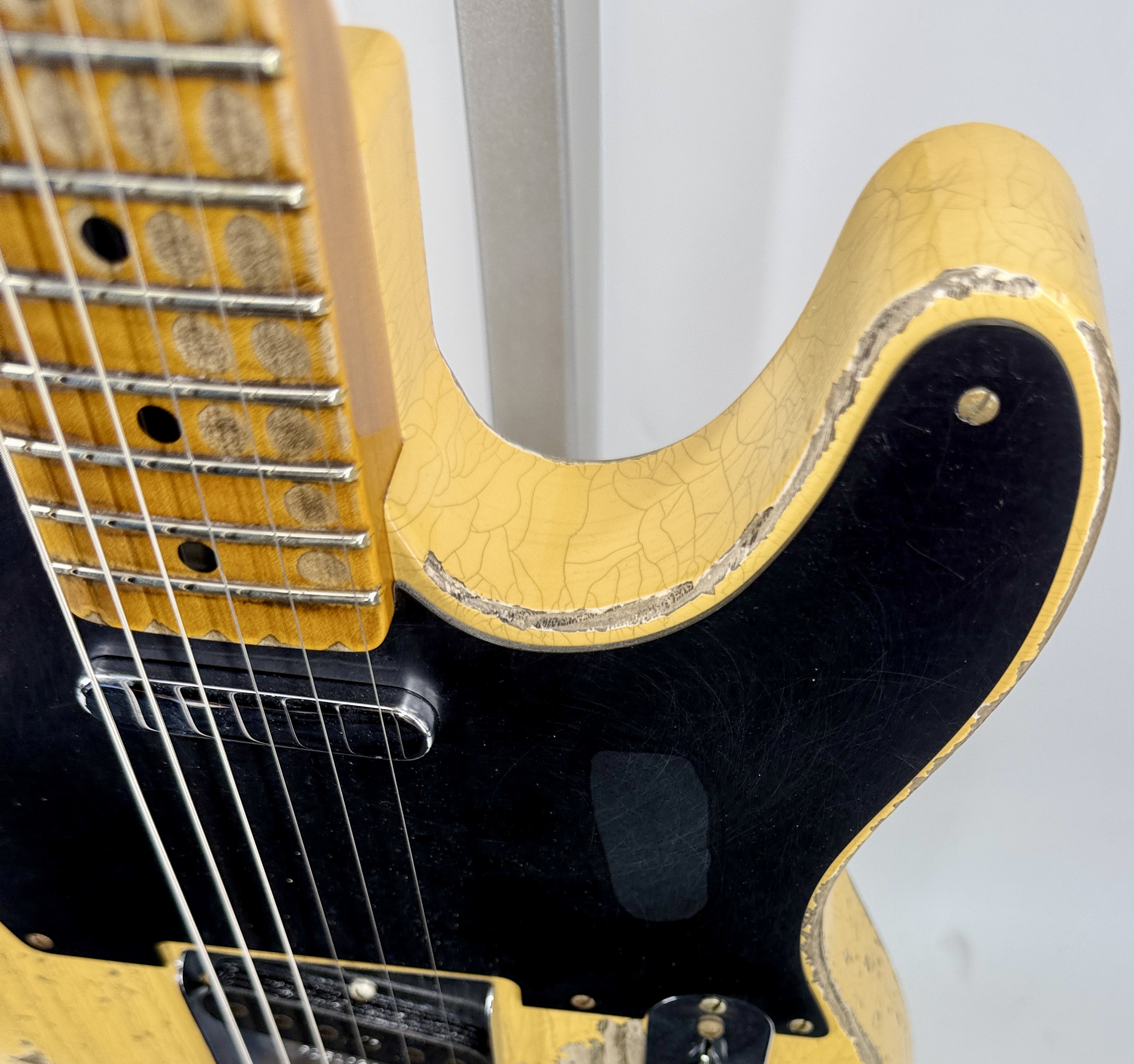 Fender USA CustomShop Tele Maple Neck, Aged Nocaster Blonde Relic'd 50s Ser:#9231016757 - Image 15