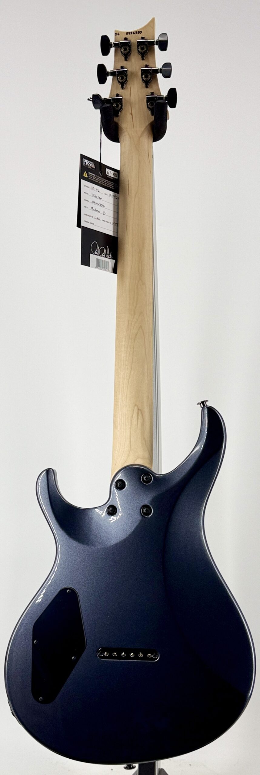 PRS Tekton Electric Guitar Mahogany, Ebony- Black Tourmaline Ser#:0436383 - Image 8