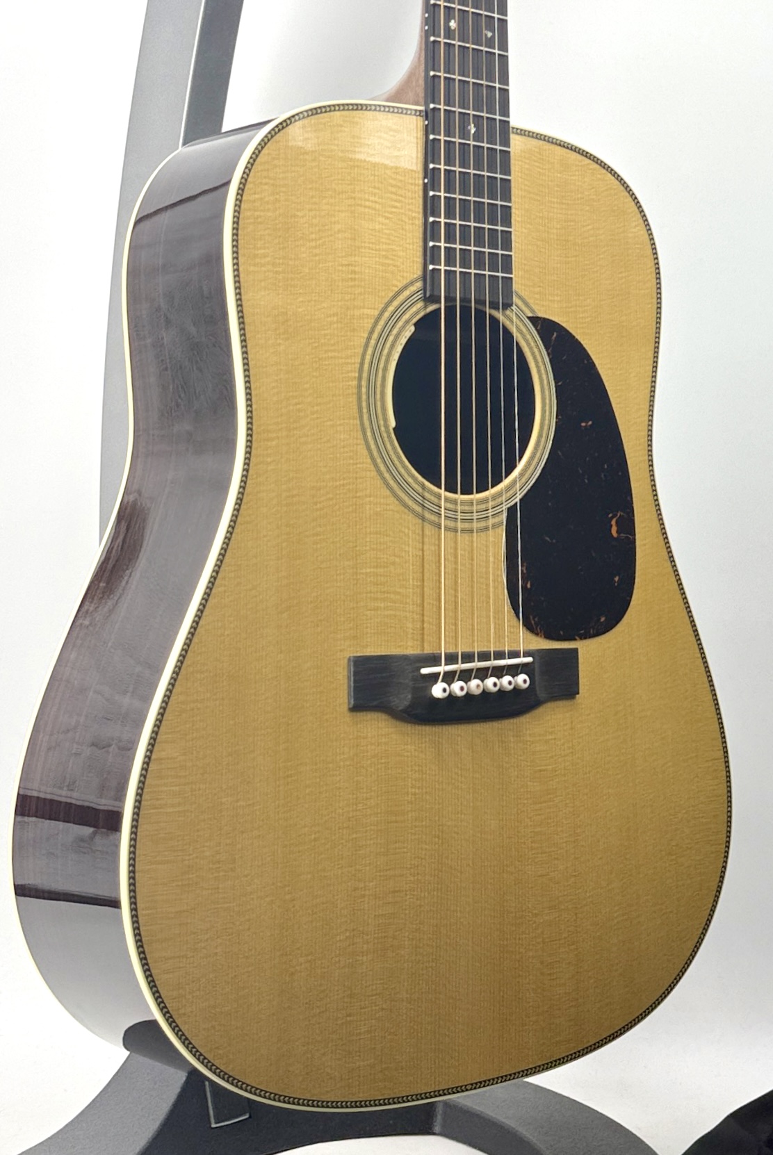 Martin HD28ELRB Acoustic Spruce ,Ebony with Hardshell Case Serial #: 3027837 - Image 5