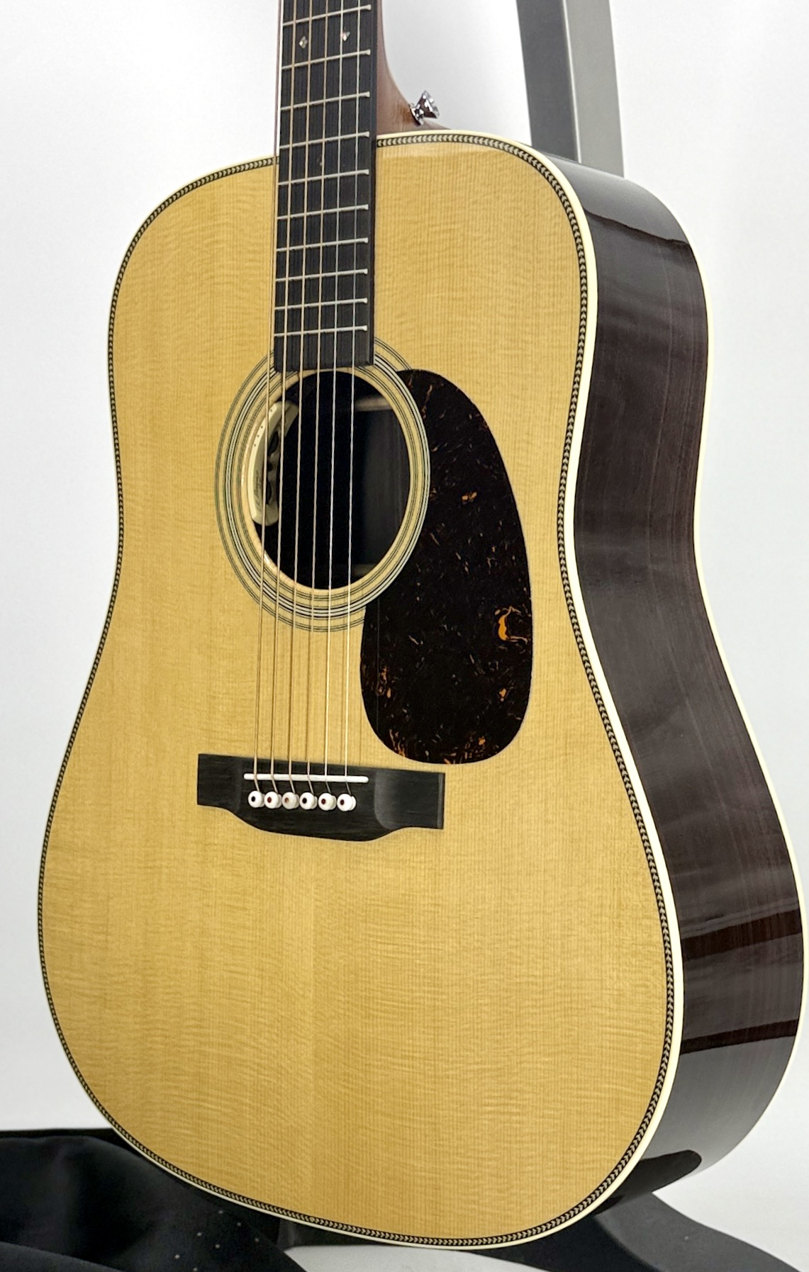 Martin HD28ELRB Acoustic Spruce ,Ebony with Hardshell Case Serial #: 3027837 - Image 6