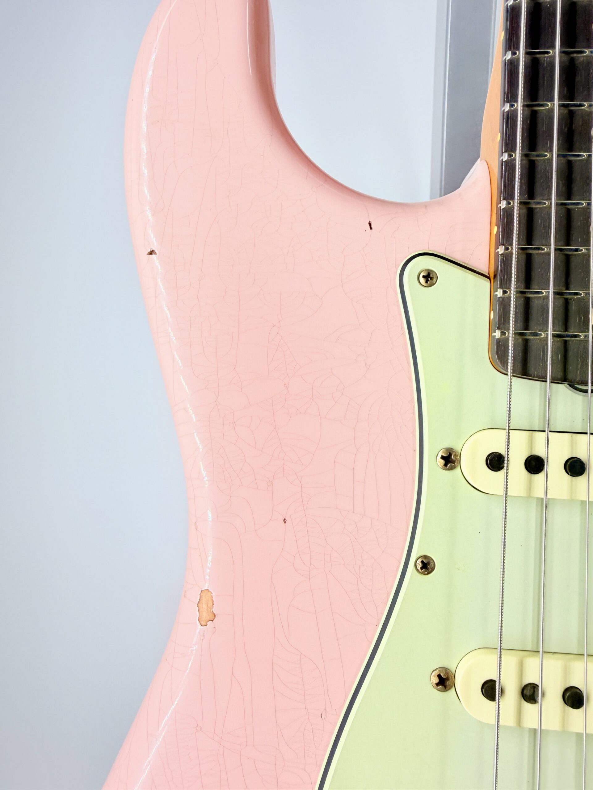 Fender USA shop Custom Alder, Maple- Pink Ser#: CZ590281 - Image 11